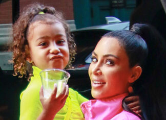 North West Channels Y2K Kim Kardashian in Purple Tracksuit: Photos – Hollywood Life