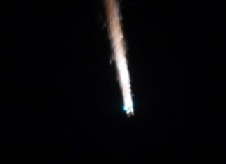ISS astronauts witness fiery end of Russian spaceship