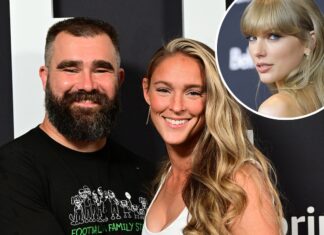 Jason Kelce’s Wife Kylie Sets Record Straight on Taylor Swift Comment