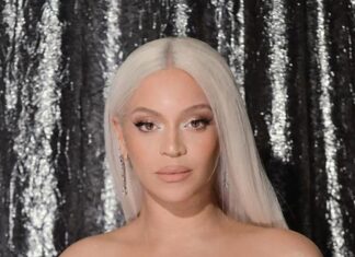 Beyoncé Sparkles in Silver Gown at Renaissance Film Premiere