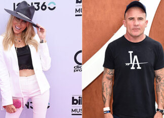 Tish Cyrus and Dominic Purcell Kiss in Anniversary Post – Hollywood Life