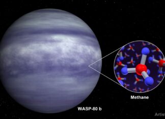 James Webb detects methane in the atmosphere of an exoplanet
