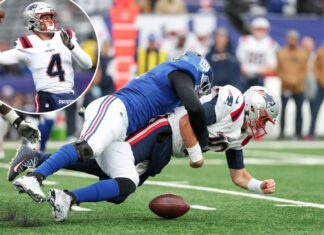 Mac Jones benched for Bailey Zappe at halftime in Patriots-Giants