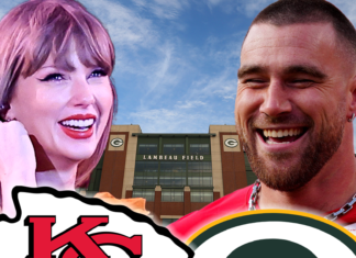 Taylor Swift Attends Travis Kelce’s Chiefs Game Against Packers at Lambeau