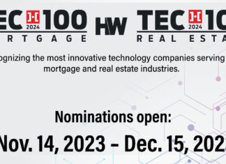Top 5 Reasons to Apply for the 2024 HousingWire TECH100 Awards