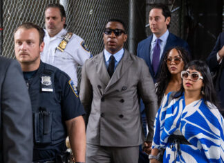 Video Shows Jonathan Majors Being Chased By Grace Jabbari