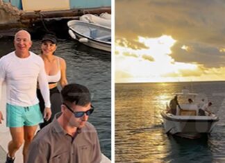 Jeff Bezos & Lauren Sanchez Island Hopping During Caribbean Getaway