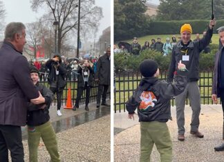 Sylvester Stallone Reenacts ‘Rocky’ Scene with Little Kid in Philly
