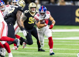 Saquon Barkley stopped in his tracks by Saints defense