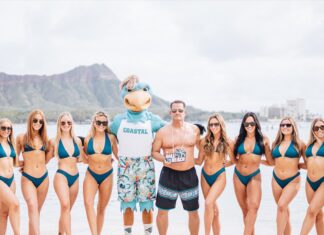 Coastal Carolina Deletes Pic of Shirtless Head Coach With Bikini-Clad Dance Team