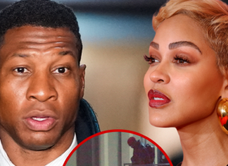 Jonathan Majors Lands in L.A. with Meagan Good After Guilty Verdict