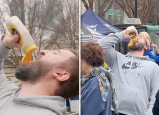 Fan Chugs Mayonnaise To Prep For Duke’s Mayo Bowl