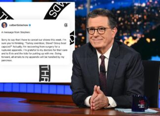 Stephen Colbert’s ‘The Late Show’ canceled for second week amid ruptured appendix