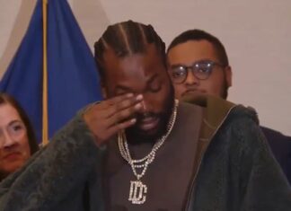 Meek Mill Breaks Down Crying at Pennsylvania Probation Bill Signing