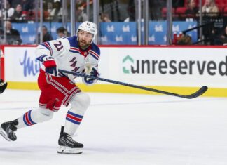 Rangers’ Barclay Goodrow questionable after face injury