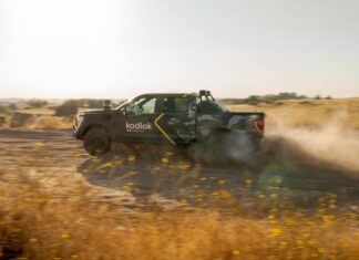 Kodiak’s military prototype AV is a Ford F-150 pickup