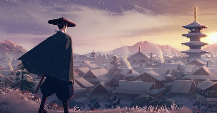 Mizu-looks-at-a-Japanese-city-in-Blue-Eye-Samurai.jpg