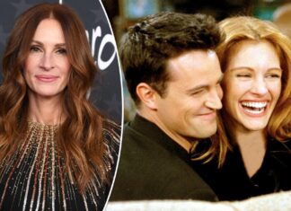 Julia Roberts breaks silence on ex Matthew Perry’s death
