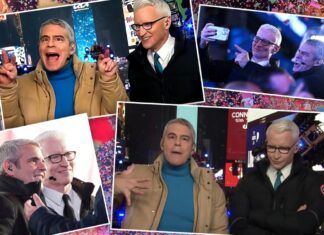 Andy Cohen and Anderson Cooper’s wildest NYE moments
