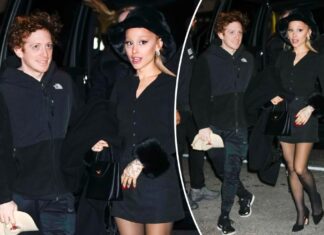 Ariana Grande and boyfriend Ethan Slater spotted on rare outing in NYC