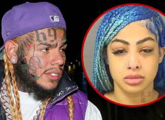 Tekashi 6ix9ine’s Girlfriend Arrested For Felony Charge, Appears to Hit Him on Camera