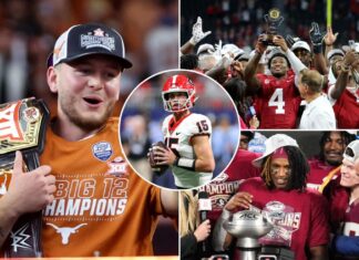 Florida State out, Alabama and Texas in