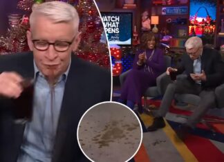 Anderson Cooper spits out his drink after Gayle King asks about his sex life