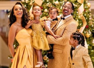 Nick Cannon Twins With His & Brittany Bell’s 3 Kids in Christmas Pics