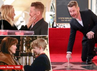 Macaulay Culkin has emotional reunion with ‘Home Alone’s’ Catherine O’Hara, brings sons to Walk of Fame