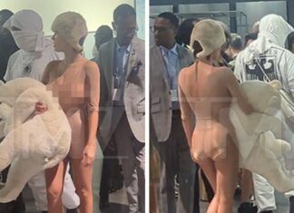 Kanye West’s Wife Bianca Censori Wears See-Through Outfit at Art Basel