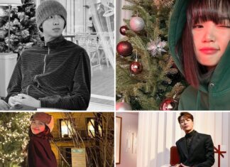 K-Pop Idols Spread Holiday Cheer With Festive Shots