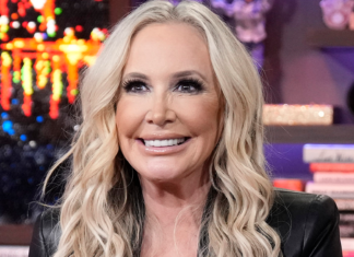 ‘RHOC’ Shannon Beador Remains Sober, Drinking Water at Amazon Party