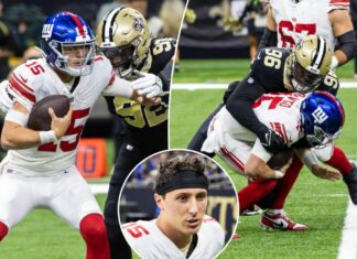 Tommy DeVito punished by Saints as Giants’ playoff hopes get crushed