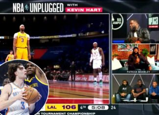 Patrick Beverley asks about Josh Giddey on Kevin Hart ESPN broadcast