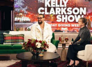 Jason Momoa Belts Christmas Songs With Kelly Clarkson (And Rips His Shirt Off in the Process)