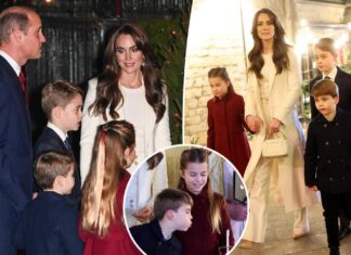 Prince Louis blows out Charlotte’s candle at Kate Middleton’s Christmas concert