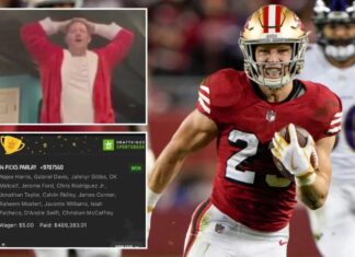 Bettor wins $500K as Christian McCaffrey finishes off 14-leg parlay