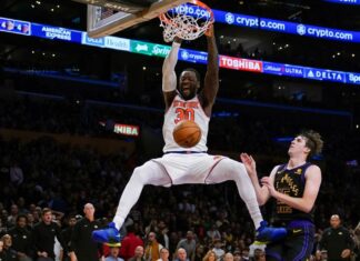 Julius Randle is doing far more than just showing up these days