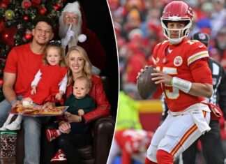 Patrick Mahomes’ wife, Brittany, shares new Christmas photos