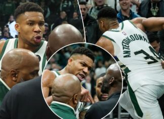 Giannis Antentokoumpo tried to enter Pacers locker room for swiped game ball