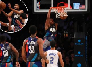 Surging Nets cruise past Wizards for sixth win in seven games