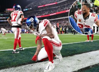 Giants not satisfied with their progress against Eagles