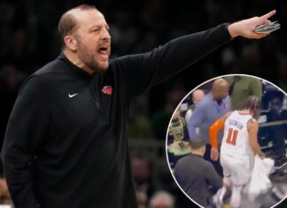 Jalen Brunson injured in garbage time, but Thibodeau has no regrets