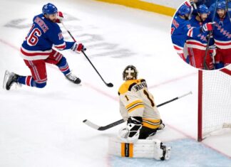 Vincent Trocheck scores twice to give Rangers OT win over Bruins