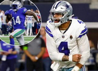 Dak Prescott tosses three TDs as Cowboys nip Seahawks