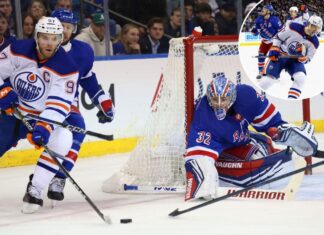 Rangers no match for Oilers’ high-octane offense in loss