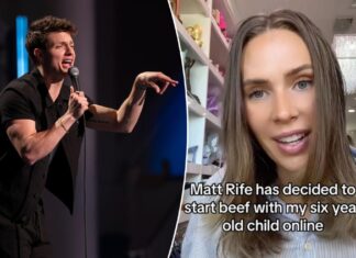 Comedian Matt Rife allegedly told 6-year-old his mother buys his presents with OnlyFans money in since-deleted post