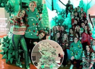 Kylie Kelce, Eagles WAGs throw epic Christmas party