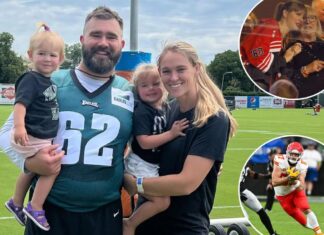 Kylie Kelce dishes on what it was like to marry into the Kelce family