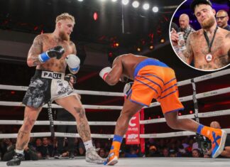 Jake Paul scores first-round knockout over Andre August